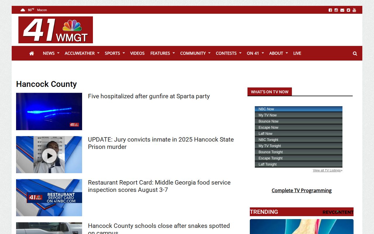 41NBC Hancock County crime news archive for arrest and court stories