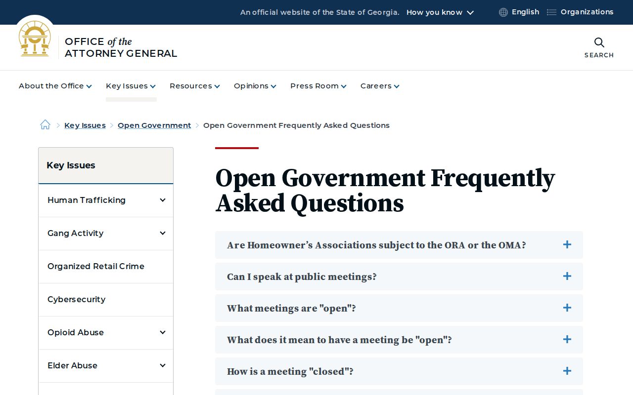 Georgia Open Records Act request guidance for Hancock County booking records
